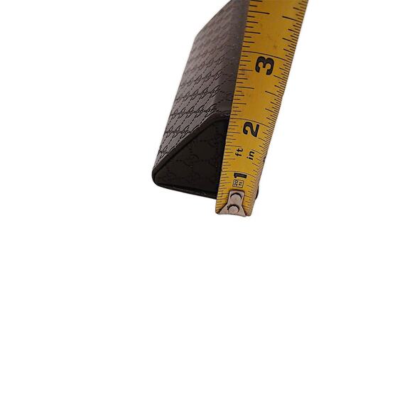 Gucci Collapsible Trifold GG Brown Leather Case Eyeglasses Sunglasses Organizer - Picture 8 of 9